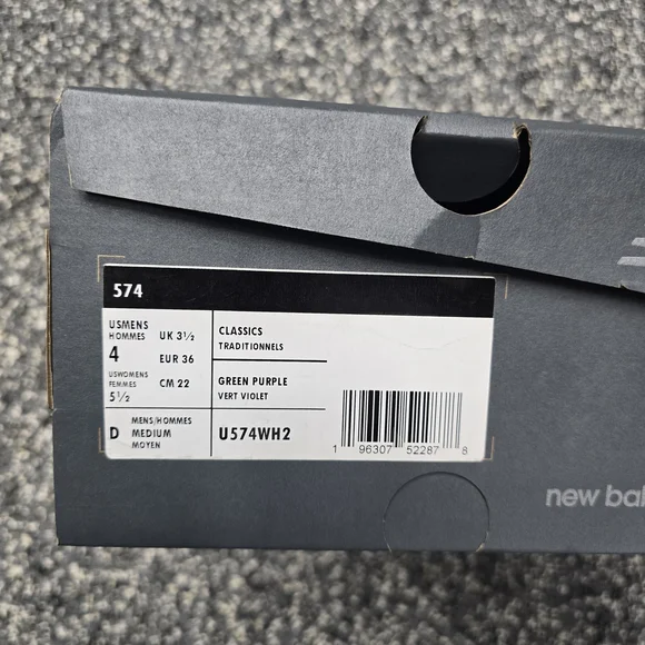 New Balance Green and Purple Sneakers - Picture 7 of 7